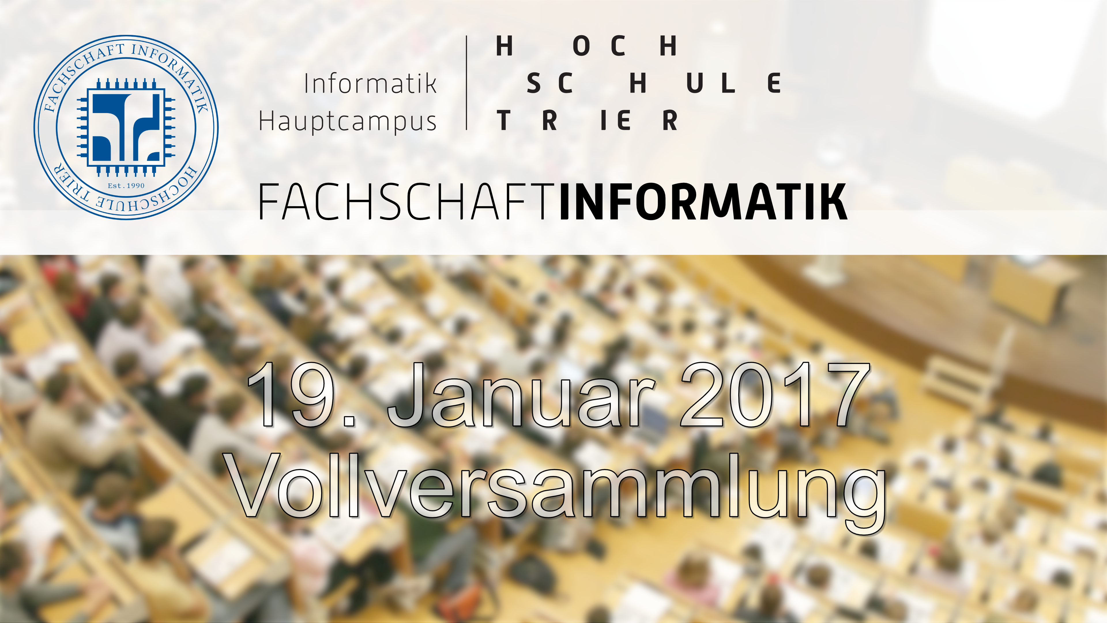 Vollversammlung der Fachschaft Informatik