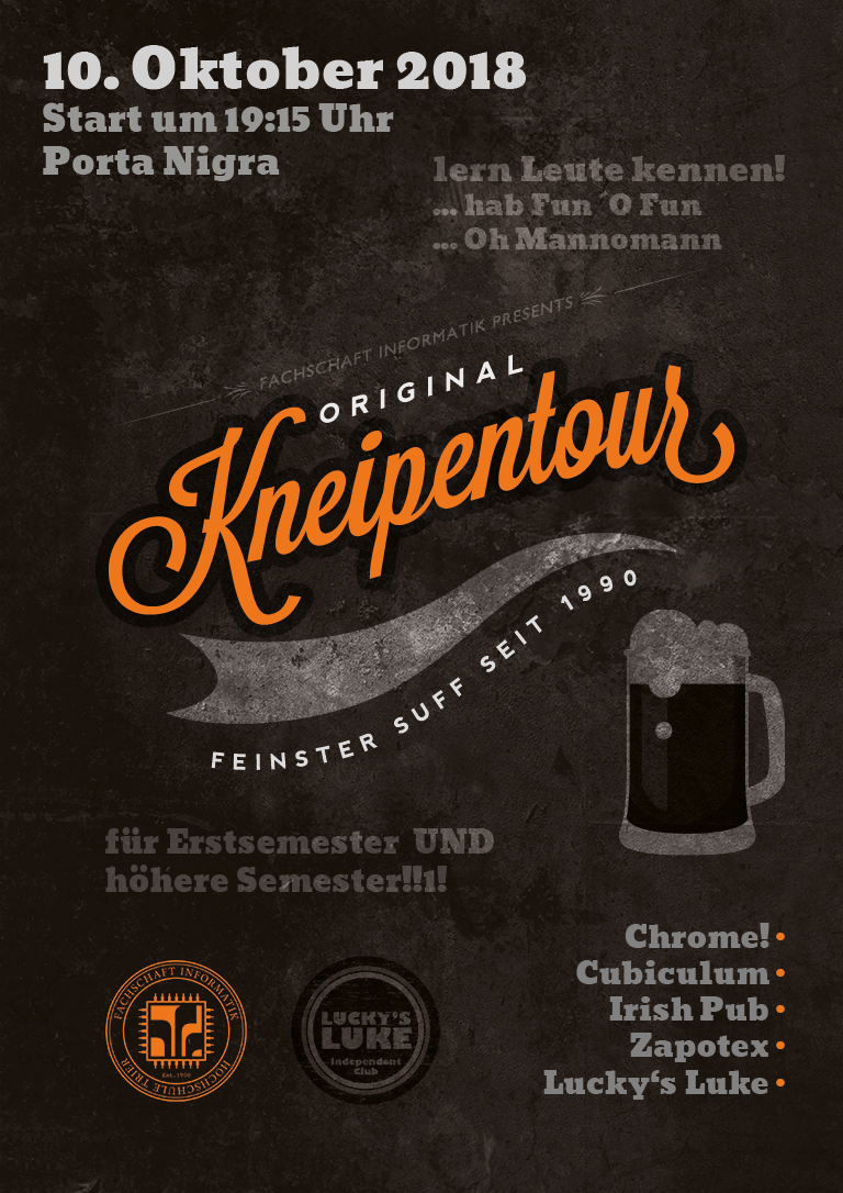 Kneipentour Wintersemester ’18/’19
