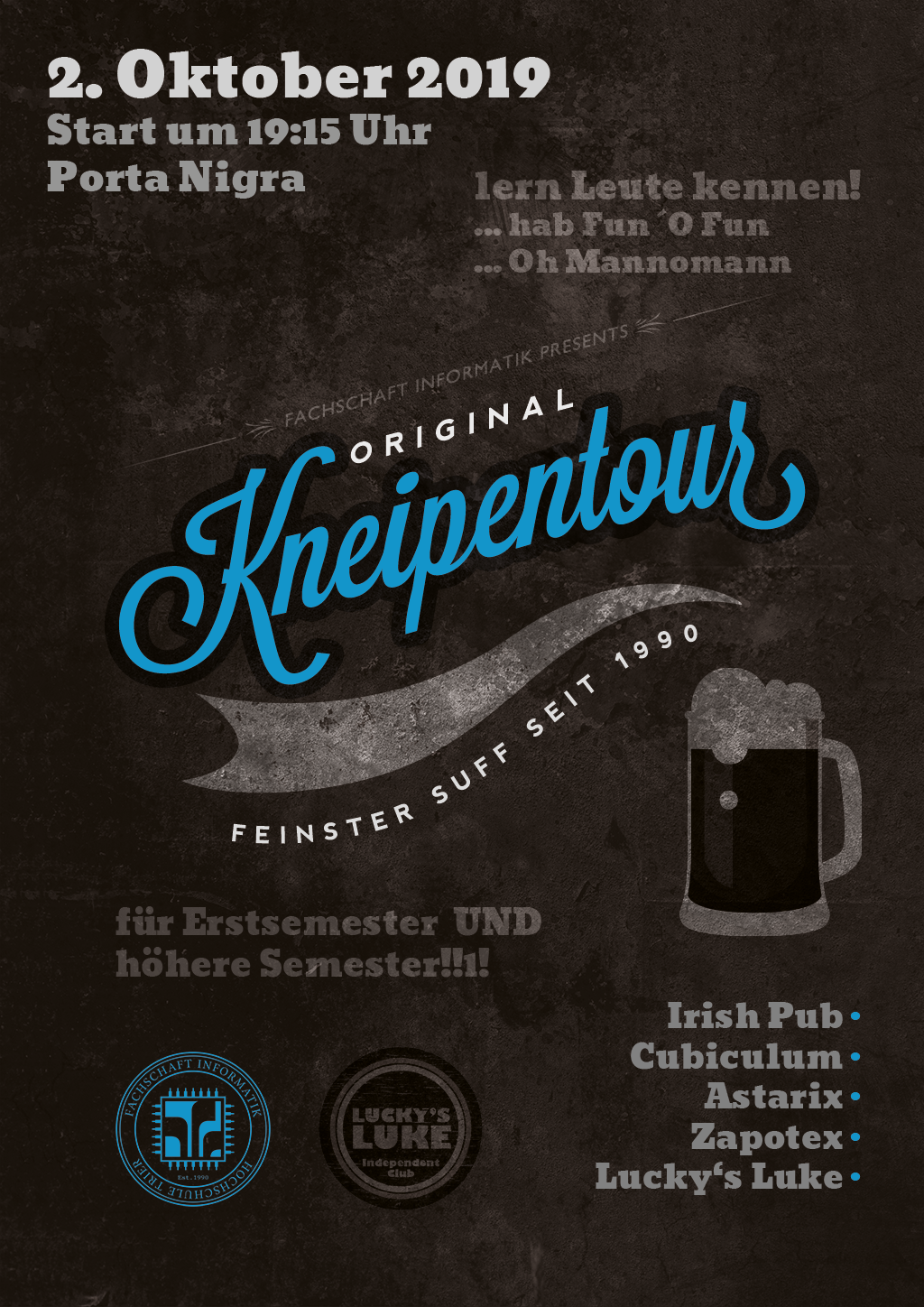 Kneipentour Wintersemester 2019/2020